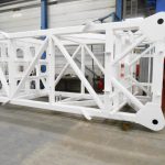 Steel chassis or frame